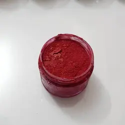 رنگ پودری صدفی قرمز روشن (50g)