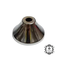 پایه ظرف مدل شیپوری (نقره ای)