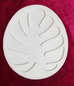 قالب سیلیکونی سینی طرح برگ انجیر