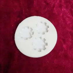 قالب سیلیکونی سه تکه چرخ دنده