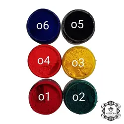 پک 6 عددی رنگ پودری ساده