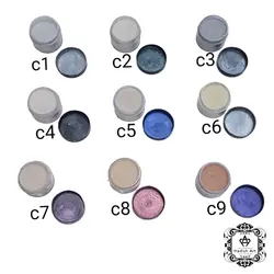 پک 9 عددی رنگ پودری کروم