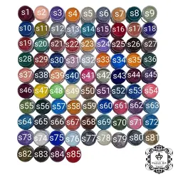 پک 85 عددی رنگ پودری صدفی