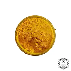 رنگ پودری ساده زرد