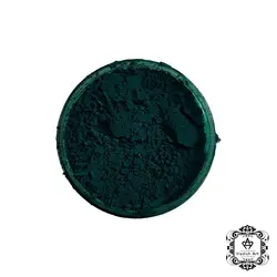 رنگ پودری ساده سبز