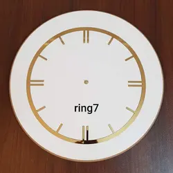 رینگ طلایی ساعت کد ring7