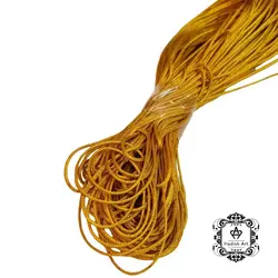 نخ دستبند زرد تیره 1mm