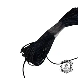 نخ دستبند مشکی 1mm