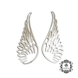 شابلون رزین طرح بال فرشته (نقره ای)