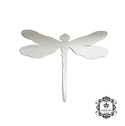 استیکر رزین شکل پروانه (نقره ای)