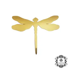 استیکر رزین شکل پروانه (طلایی)