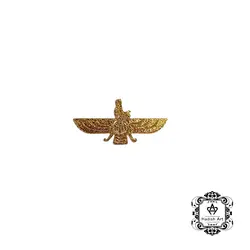 استیکر ورق طلا طرح فروهر