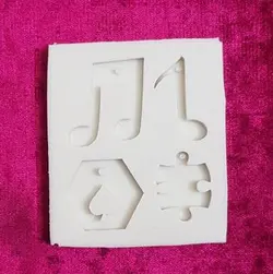 قالب سیلیکونی پین دار 4 تکه