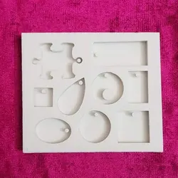 قالب سیلیکونی زیورآلات رزینی