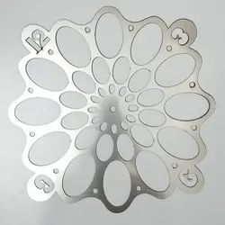 رینگ اعداد لاتین ساعت (نقره ای)