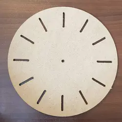 تخته ساعت خط دار خام