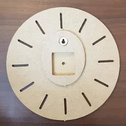 تخته ساعت خط دار خام