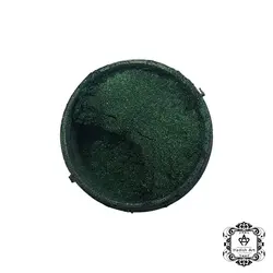 رنگ پودری صدفی سبز تیره