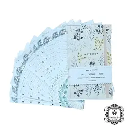کاغذ کلاسور خط دار رنگی متوسط