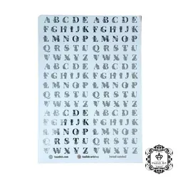 طلق هولوگرامی A5 حروف گلدار