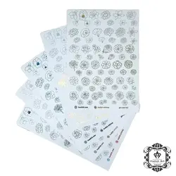 طلق هولوگرامی A5 طرح گل