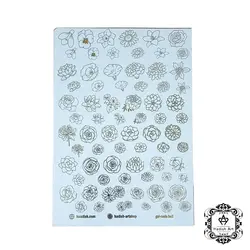 طلق هولوگرامی A5 طرح گل