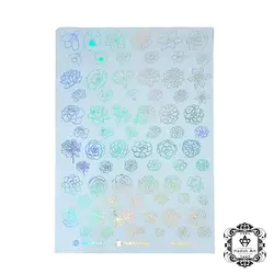 طلق هولوگرامی A5 طرح گل