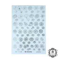 طلق هولوگرامی A5 طرح گل