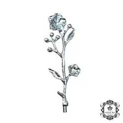 هولدر ظرف شاخه و برگ (نقره ای)