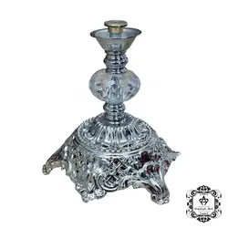 پایه ظرف توری کوچک (نقره ای)