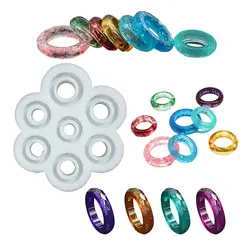 قالب سیلیکونی انگشتر طرح کریستالی