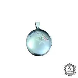 لاکت استیل نقره ای lo55