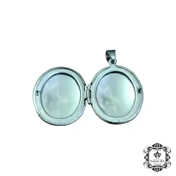 لاکت استیل نقره ای lo55