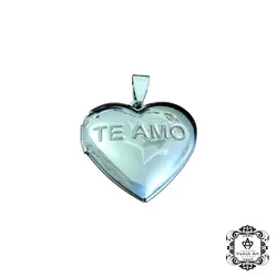 لاکت استیل نقره ای lo44