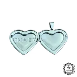 لاکت استیل نقره ای lo44