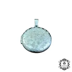 لاکت استیل نقره ای lo33