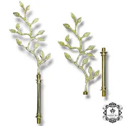 هولدر برگ برنجی آبکاری شده