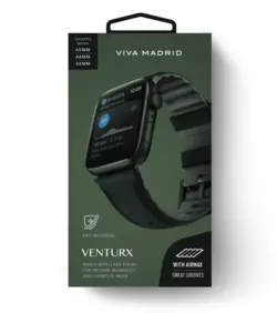 بند ساعت ویوا مادرید مدل Venturx Silicone مناسب برای اپل واچ 42/44/45 میلی متری
