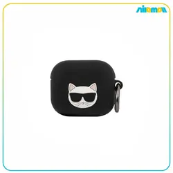 کاور کارل لاگرفلد مدل Silicone Choupette مناسب برای Apple Airpods 3