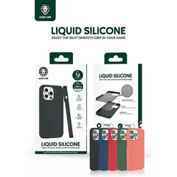 کاور سیلیکونی گرین لاین مدل Liquid Silicone مناسب برای گوشی موبایل اپل IPhone 13 Pro Max