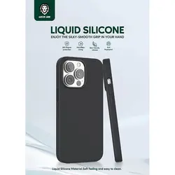 کاور سیلیکونی گرین لاین مدل Liquid Silicone مناسب برای گوشی موبایل اپل IPhone 13 Pro Max