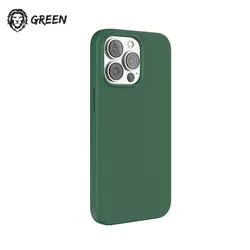 کاور سیلیکونی گرین لاین مدل Liquid Silicone مناسب برای گوشی موبایل اپل IPhone 13 Pro Max