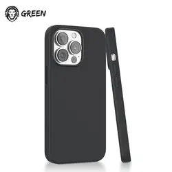 کاور سیلیکونی گرین لاین مدل Liquid Silicone مناسب برای گوشی موبایل اپل IPhone 13 Pro Max
