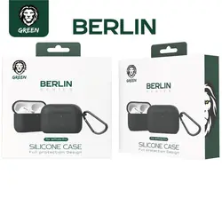 کاور سیلیکونی گرین مدل Berlin مناسب برای Airpods 3