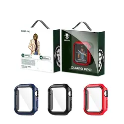 کاور محافظ گرین لاین مدل Guard Pro PC/TPU با شیشه مناسب برای اپل واچ 44 میلی متری
