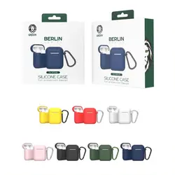 کاور سیلیکونی گرین لاین مدل Berlin مناسب برای 1/2 Airpods