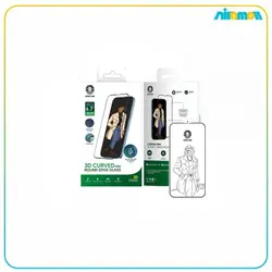 گلس محافظ گرین لاین مدل 3D Curved Tempered مناسب برای گوشی موبایل Iphone 12 pro max