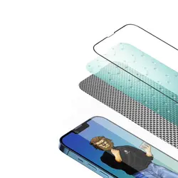 گلس محافظ گرین لاین مدل 9H Steve Glass Strong مناسب برای گوشی موبایل Iphone 12 pro max