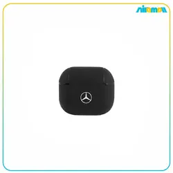 کاور چرمی مرسدس بنز مناسب برای AirPods 3Mercedes-Benz Leather Case with Metal Logo for Airpods 3