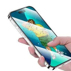 گلس گرین لاین مدل 3D Silicone HD مناسب برای گوشی موبایل IPhone 14 Pro
